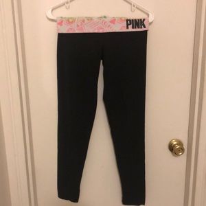 Pink yoga pants